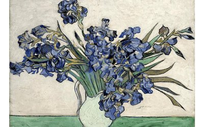 Reproducere pe pânză după Vincent van Gogh – Irises 2, 40 x 26 cm