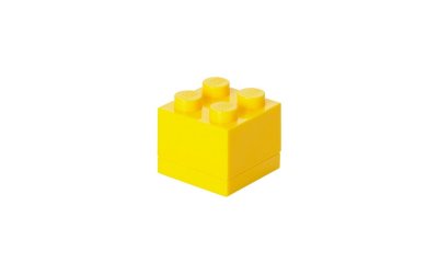 Cutie depozitare LEGO® Mini Box Yellow, galben