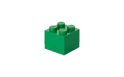 Cutie depozitare LEGO® Mini Box Green, verde
