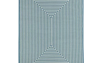 Covor adecvat pentru exterior Floorita Braid, 200 x 285 cm, albastru