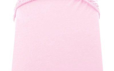 Cearșaf de pat cu elastic DecoKing Nephrite, 140–160 cm, roz