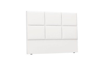 Tăblie tapițată pentru pat THE CLASSIC LIVING Aude, 160 x 120 cm, alb