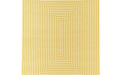 Covor adecvat pentru exterior Floorita Braid, 200 x 285 cm, galben