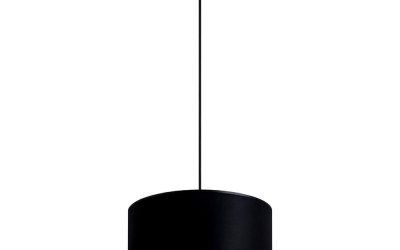 Lustră cu interiorul arămiu Sotto Luce Mika, ∅ 40 cm, negru