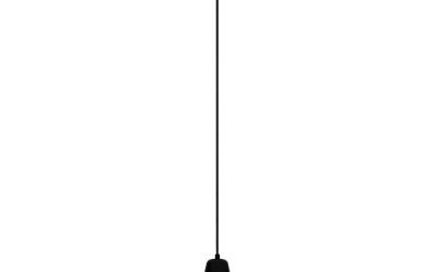 Lustră Bulb Attack Cinco, ∅ 35 cm, negru