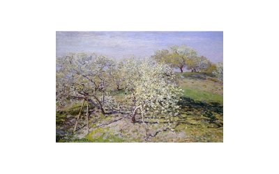 Reproducere pe pânză după Claude Monet – Spring, 90 x 60 cm