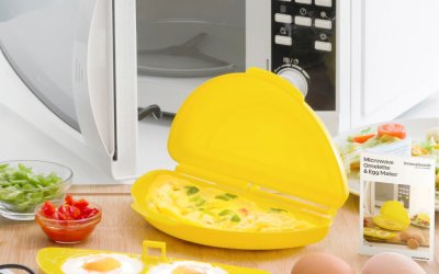 Recipient pentru făcut omletă la cuptorul cu microunde InnovaGoods
