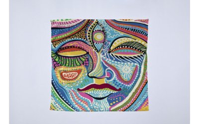 Eșarfă damă Madre Selva Face, 55 x 55 cm