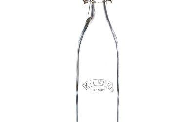 Sticlă cu capac din plastic Kilner, 1 L
