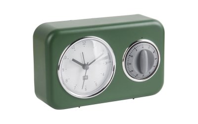 Ceas cu timer de bucătărie PT LIVING Nostalgia, verde