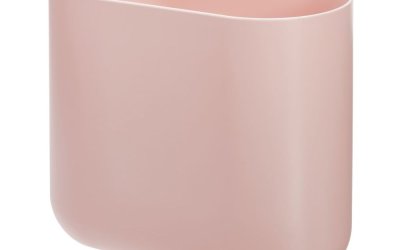 Coș de gunoi iDesign Slim Cade, 6,5 l, roz