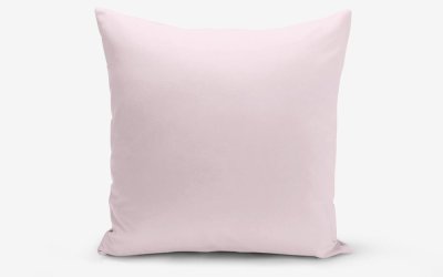 Față de pernă cu amestec de bumbac Minimalist Cushion Covers , 45 x 45 cm, roz pudră