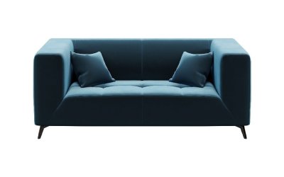 Canapea cu 2 locuri MESONICA Toro, albastru