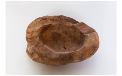 Bol din lemn de tec WOOX LIVING Natu, ⌀ 30 cm