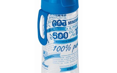 Sticlă de apă Snips Decorated, 500 ml, albastru