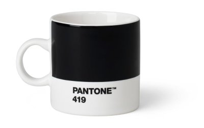 Cană Pantone Espresso, 120 ml, negru