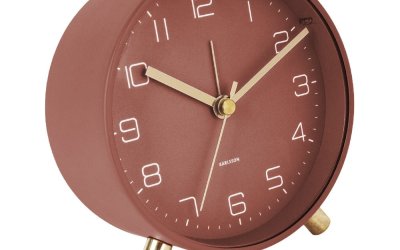 Ceas cu alarmă Karlsson Lofty, ø 11 cm, roșu