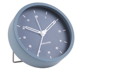 Ceas cu alarmă Karlsson Tinge, ø 9 cm, albastru
