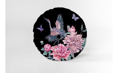 Pernă decorativă rotundă Velvet Atelier Garza, ⌀ 45 cm