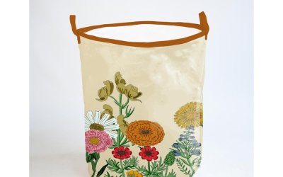 Coș textil pentru rufe Surdic Botanical