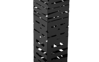 Suport metalic pentru umbrele Versa Unbrella, înălțime 49 cm, negru