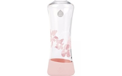 Sticlă din sticlă borosilicată Equa Jungle Magnolia, 550 ml, roz