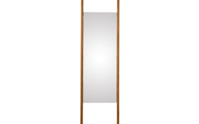 Oglindă de podea din lemn masiv de stejar Canett Uno, 46,6 x 170 cm