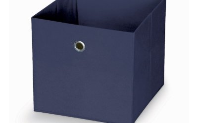 Cutie pentru depozitare Domopak Stone, 30 x 30 cm, albastru închis