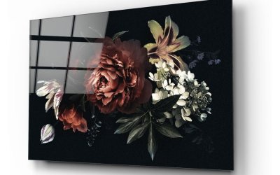 Tablou din sticlă Insigne Bouquet