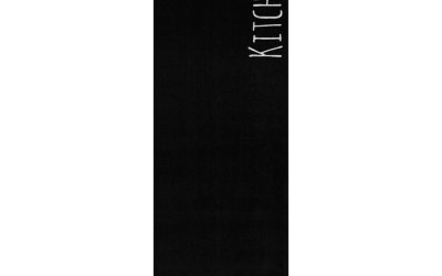 Covor de bucătărie / traversă Zala Living Cook & Clean Cutlery, 50 x 150 cm, negru