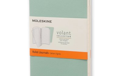 Caiet dictando Moleskine Volant, 80 pag., verde