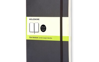 Caiet Moleskine, 192 pag., negru
