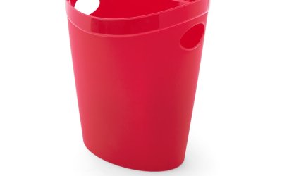 Coș de gunoi pentru hârtie Addis Flexi, 27 x 26 x 34 cm, roșu