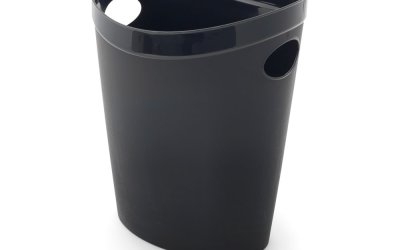 Coș de gunoi pentru hârtie Addis Flexi, 27 x 26 x 34 cm, negru
