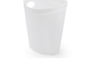 Coș de gunoi pentru hârtie Addis Flexi, 27 x 26 x 34 cm, alb