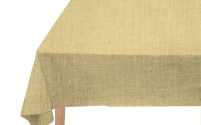 Față de masă Linen Couture Beige, 140 x 140 cm