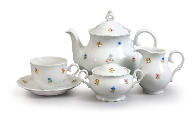 Set veselă din porțelan pentru ceai Thun Ophelia