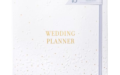 Planificator de nuntă cu buzunare Busy B,alb