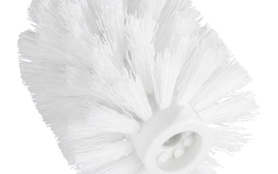 Cap de rezervă pentru peria de toaletă Wenko, ø 7,5 cm, alb