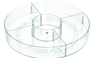 Cutie rotundă de depozitare iDesign The Home Edit, ⌀ 45,7 cm