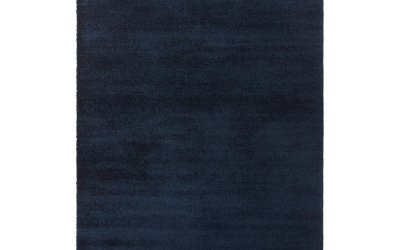 Covor Elle Decoration Glow Loos, 120 x 170 cm, albastru închis