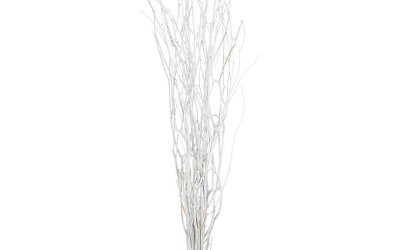 Floare decorativă/artificială J-Line Branch, alb