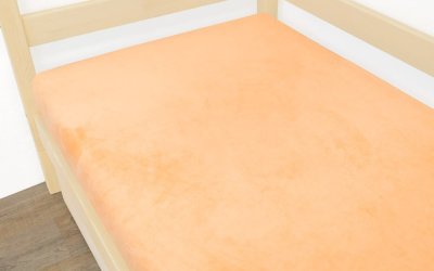 Cearșaf din micropluș, Benlemi  120 x 190 cm, portocaliu