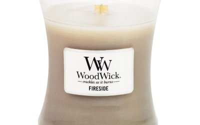 Lumânare parfumată WoodWick Foc în șemineu, 55 ore