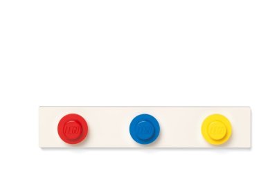 Cuier de perete LEGO®, roșu-albastru-galben
