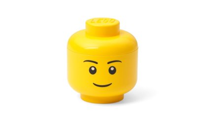 Cutie de depozitare în formă de figurină LEGO® Boy, 10,5 x 10,6 x 12 cm