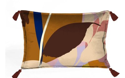 Pernă cu husă din catifea Velvet Atelier Borlas, 50 x 35 cm