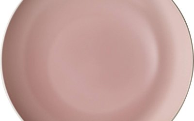 Bol din porțelan Villeroy & Boch Uni, ⌀ 26 cm, alb-roz