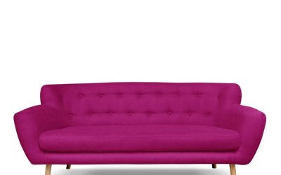 Canapea Cosmopolitan design London, 192 cm, roz închis