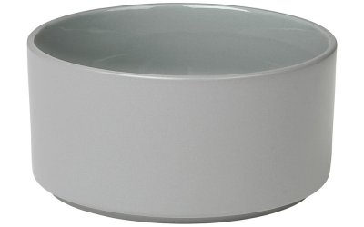 Bol din ceramică pentru supă Blomus Pilar, ø 14 cm, gri